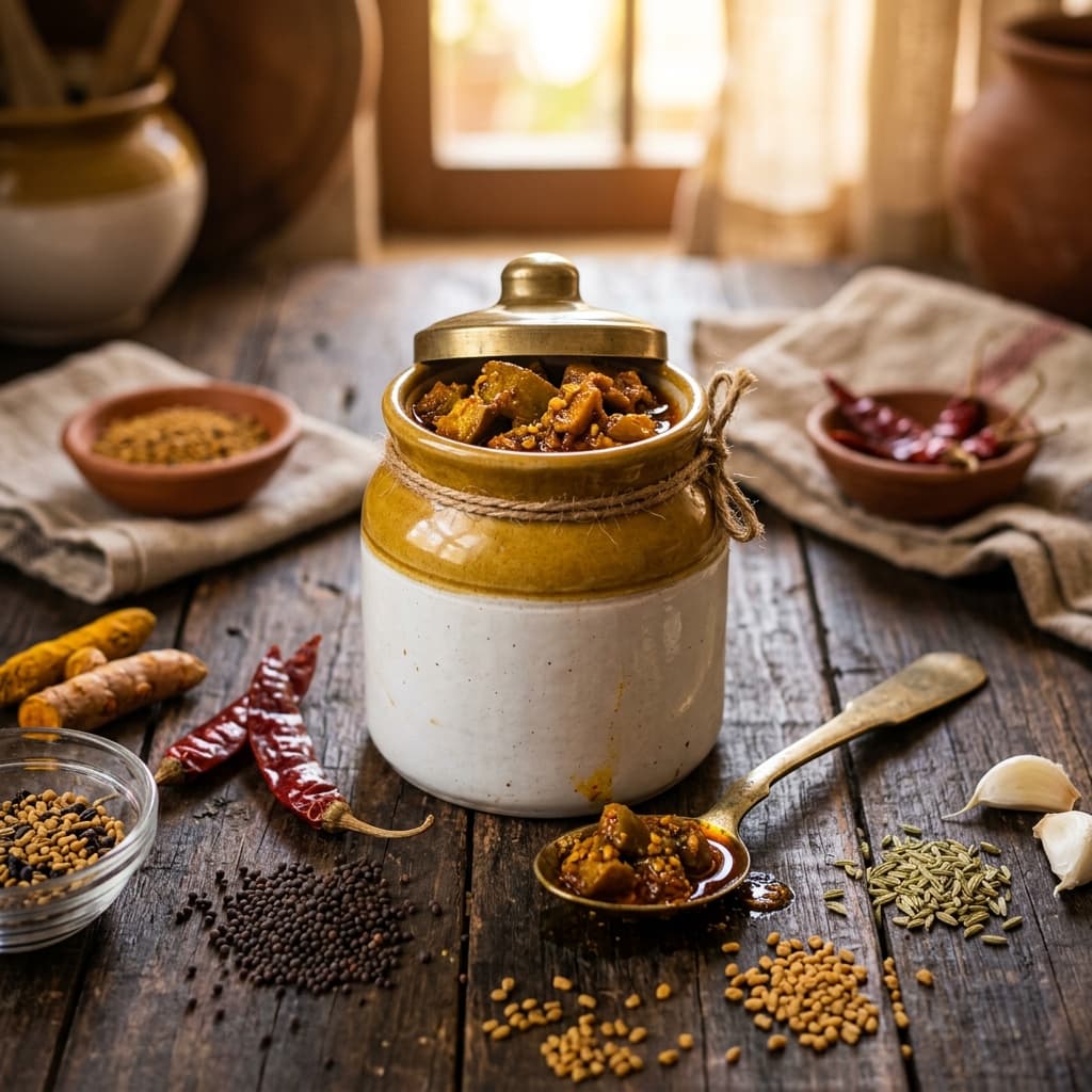 Authentic homemade Indian pickles and spice blend